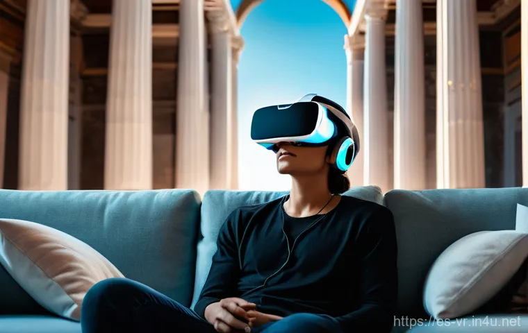 VR로 가상 여행 - Image Prompt 1: Ancient Roman Forum VR Exploration**